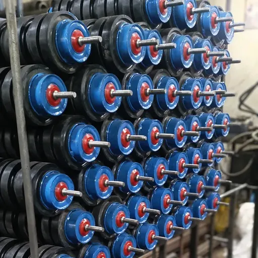 رولیک ضربه‌گیر صنعتی آبی و مشکی تولیدی سیکارول